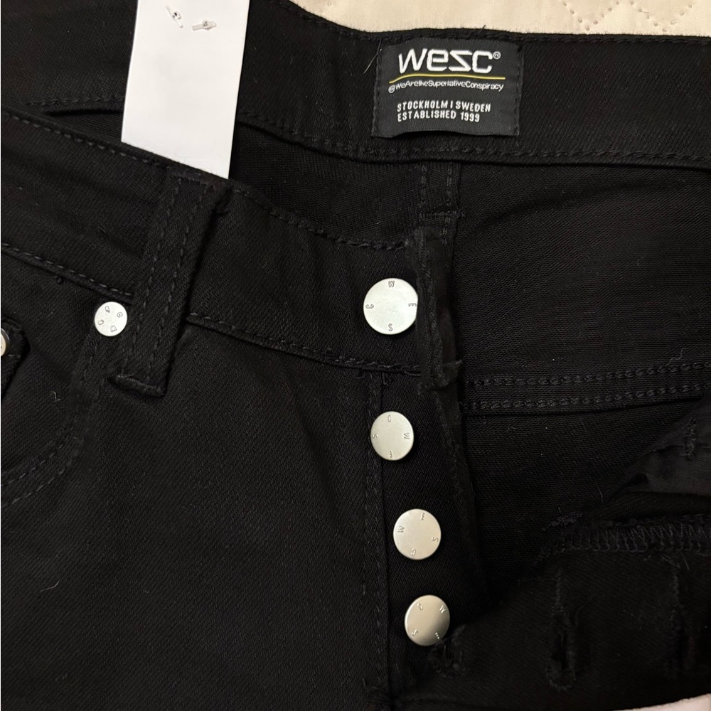 WeSC Black Denim Jeans